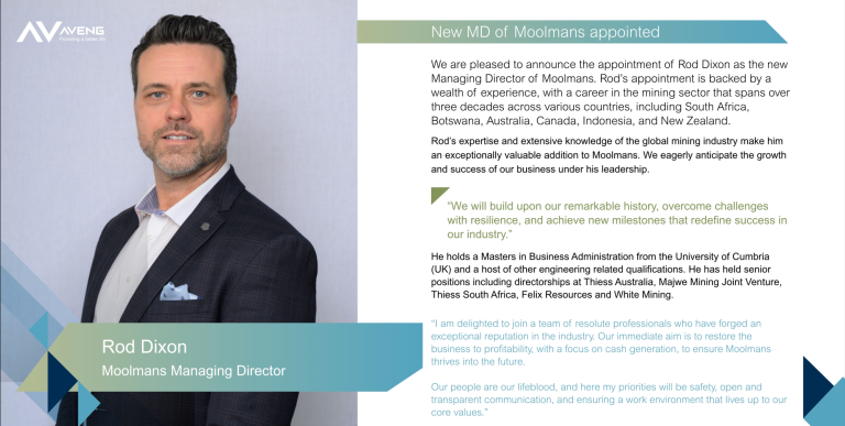 New MD of Moolmans appointed